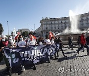 ITALY WHIRLPOOL PLANT CLOSURE PROTEST