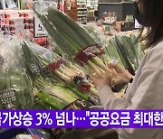 [YTN 실시간뉴스] 물가상승 3% 넘나.."공공요금 최대한 동결"