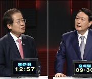 洪 고발사주 의혹 직격..尹 "살아있는 권력과 싸울 때도 나온 얘기"