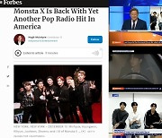 美 포브스, 몬스타엑스 '팝 에어플레이' 차트 진입 조명 "꾸준한 히트메이커 증명"