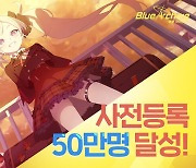 넥슨 '블루 아카이브', 사전예약 하루 만에 50만 돌파