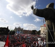 ITALY LABOUR UNIONS RALLY