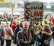 BELGIUM PROTEST COVID SAFE TICKET