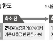 보증금 4억서 5억으로 올랐다면 1억까지만 전세대출