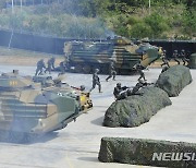 해병대 제6여단 국감 전투기술 시연