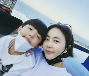 '김경록♥' 황혜영, 폭풍성장 쌍둥이子 공개 "애미 고무줄 여사친 갖다 줘"