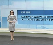 "소비자물가 상승률 올해 말까지 유지..내년 중순부터 하락"