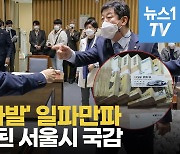 [영상] '조폭 돈다발' 일파만파..아수라장 된 서울시 국감