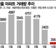 대출규제 상승피로에..매수심리도 얼어붙었다