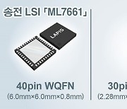 최대 1W 충전 가능한 무선 충전 칩 세트 'ML766x' 개발