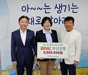 부산은행, 세자녀출산지원재단에 후원금 전달