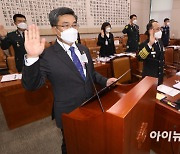 [포토]법사위 국감 출석한 서욱 국방부 장관-3군 총장
