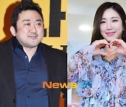 마동석, 6년째 ♥중 예정화와 '이터널스' 레드카펫 동행..졸리와 포옹[종합]