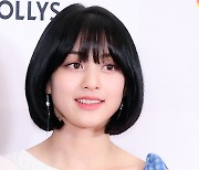 [TD포토] 트와이스 지효 '귀여운 초코송이 헤어스타일'