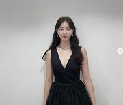 배우 정혜성, 깊은 브이넥 드레스 '아찔'.."눈을 어디 둬야할지"