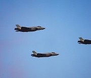 축하비행 펼치는 F-35A