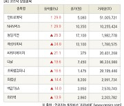 [fnRASSI]장마감, 코스닥 상승 종목(인트로메딕 29.9% ↑)