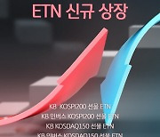 KB증권, '국내 대표지수 선물 ETN 4종' 신규 상장