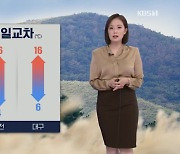 [퇴근길 날씨] 아침 기온 뚝..큰 일교차 주의