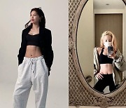 소녀시대 14년 하면 복근도 닮나봐요..최수영→태연 초콜릿 복근
