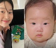 한지혜, 결혼 11년 만에 얻은 귀한 딸..엄마 닮아 예쁜 건 당연!