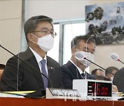 서욱 장관 "北 SLBM 발사, 도발 아닌 위협"