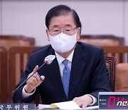 북한인권결의안 공동제안국 참여?..정의용 "검토 중" 반복