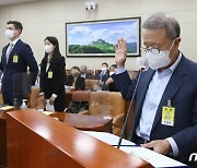 [국감] 증인선서하는 홍원식 남양유업 회장