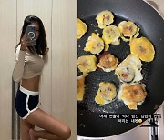 '연하♥' 김빈우, 애들이 먹다 남긴 김밥 와구와구.. 그래도 깡마른 53kg "잔반처리"