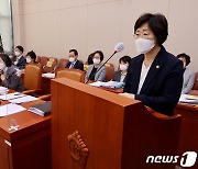[국감] 정영애 여가부 장관 "성평등·안전사회 실현하겠다"
