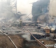 러시아 화약공장서 폭발 화재 참사..17명 전원 사망