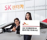 SK렌터카, '한국품질만족지수' 렌터카 부문 1위..차량 관리·계약 편의성↑