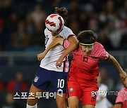 한국 여자축구 대표팀, '세계최강' 미국과 0-0 무승부