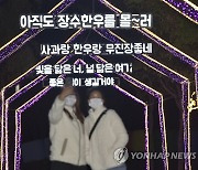 장수군 의암공원 일루미네이션 전시