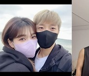 '율희 ♥' 최민환, 몸집보다 커다란 피자 크기에 깜놀 "미쳤다"