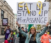 BRITAIN PROTEST JULIAN ASSANGE