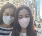 이소연, 이송정과 찰칵..미녀들의 뉴욕 여행 "베프와 함께♥"