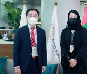 문승욱 산업부 장관, 두바이에서 '2030 부산 엑스포' 유치 세일즈