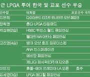 [표] 최근 3년간 LPGA투어 한국 및 교포 선수 우승 일지..고진영, BMW 레이디스 챔피언십 우승
