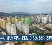 "정부, 내년 지방 집값 3.5% 상승 전망"