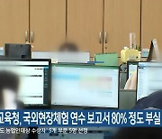 강원도교육청, 국외현장체험 연수 보고서 80% 정도 부실