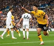 Hwang scores another for Wolves in 1-1 draw with Leeds
