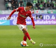 '정우영 78분 활약' 프라이부르크, 볼프스부르크에 2-0 승리