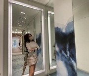 '안정환♥' 이혜원, 어마어마한 롱다리 "사진에 속지 마세요"