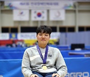 휠체어 탁구 윤지유, 전국장애인체전 MVP 선정