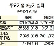 LG화학 영업익 전년比 19%↓ ..우리금융 '어닝 서프라이즈'