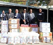 주이란 한국대사관, 이란 요양시설에 마스크 기부