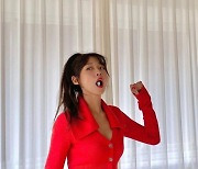 AOA 설현, 크롭티입고 탄탄 복근+개미 허리 과시 '건강美'