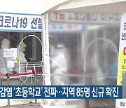 교회 집단감염 '초등학교' 전파..대전·세종·충남 85명 신규 확진