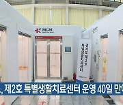 경기도, 제2호 특별생활치료센터 운영 40일 만에 종료